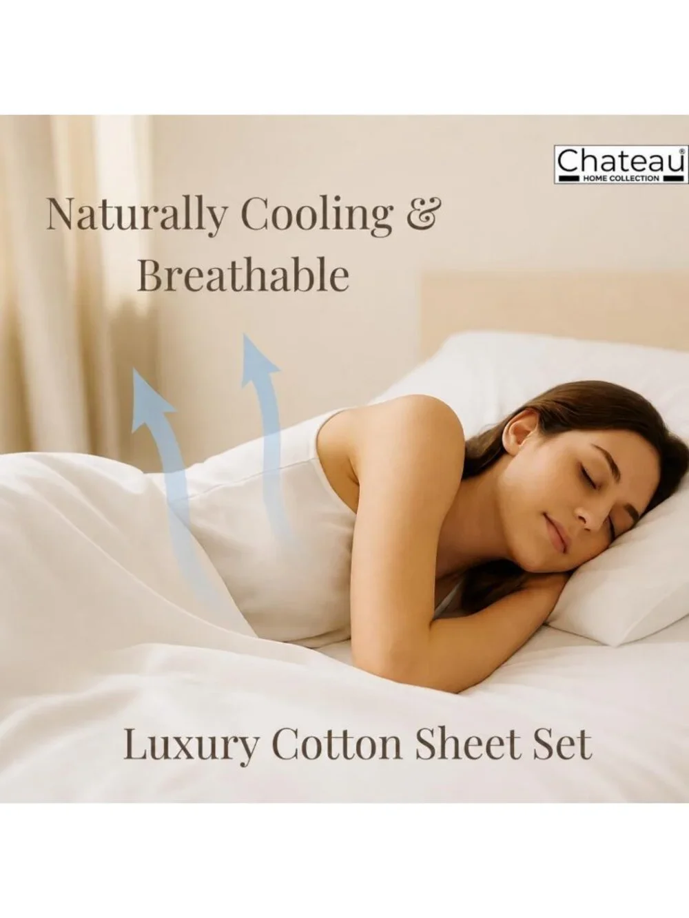 Luxurious 400 Thread Count Cotton King Sheet Set - Soft Light Blue Bedding